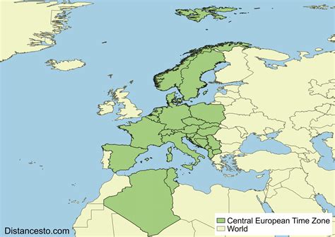 cet timezone|central europe time zone map.